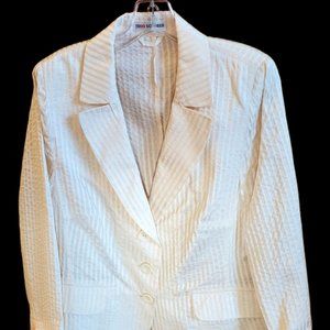 Trixi Schober 100% Silk Sport Style Blazer Sz 14